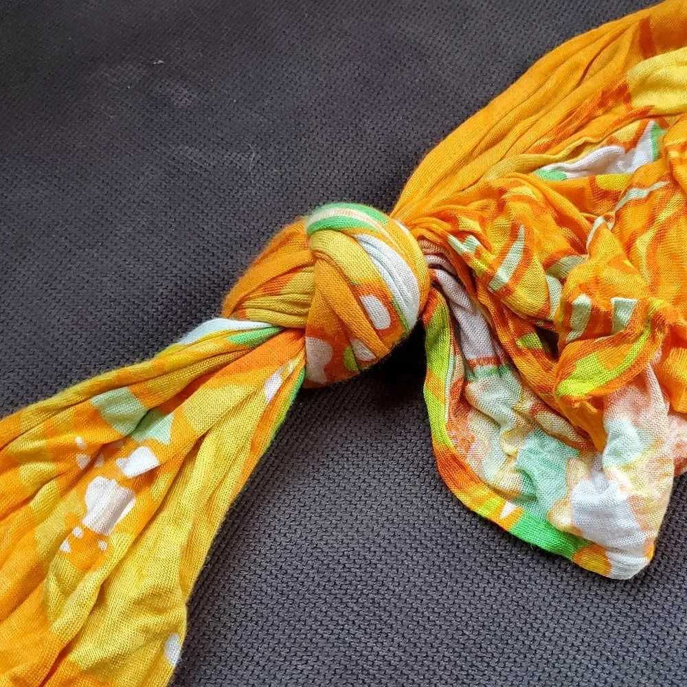 NWOT Old Navy Orange/Green Scarf One Size
